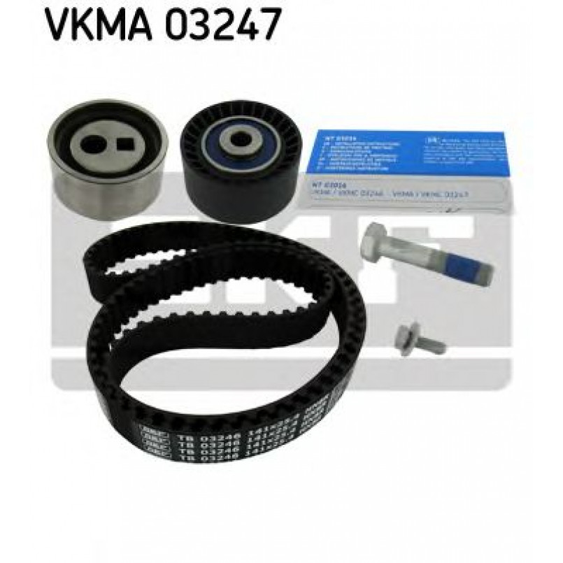 VKMA 03247 SKF Комплект ГРМ (ремінь + ролик)